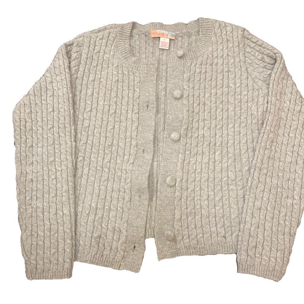 Grey button up cardigan